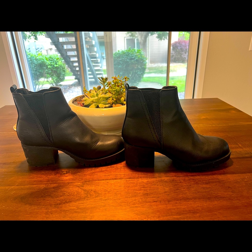 Black MIA boots.